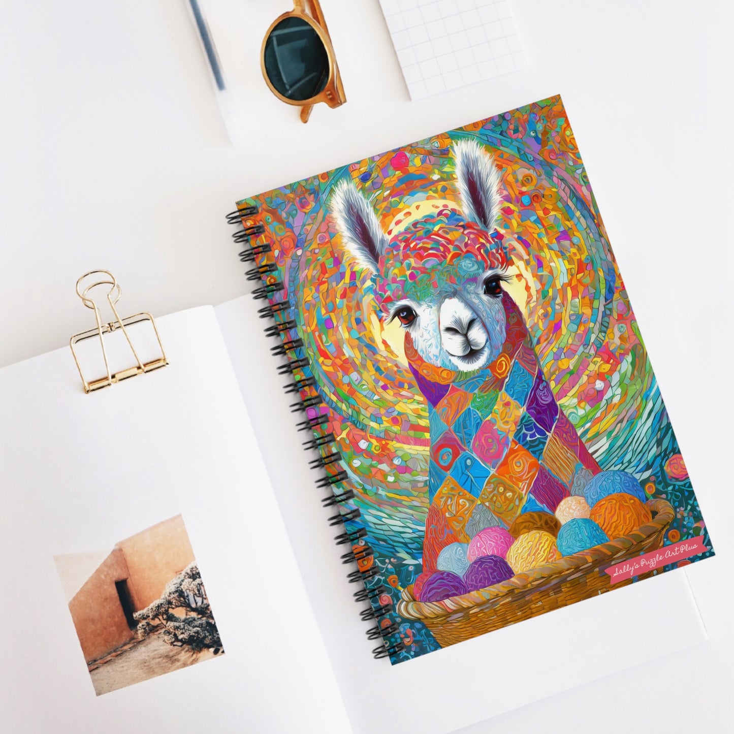 SERENITY LLAMA Spiral Notebook