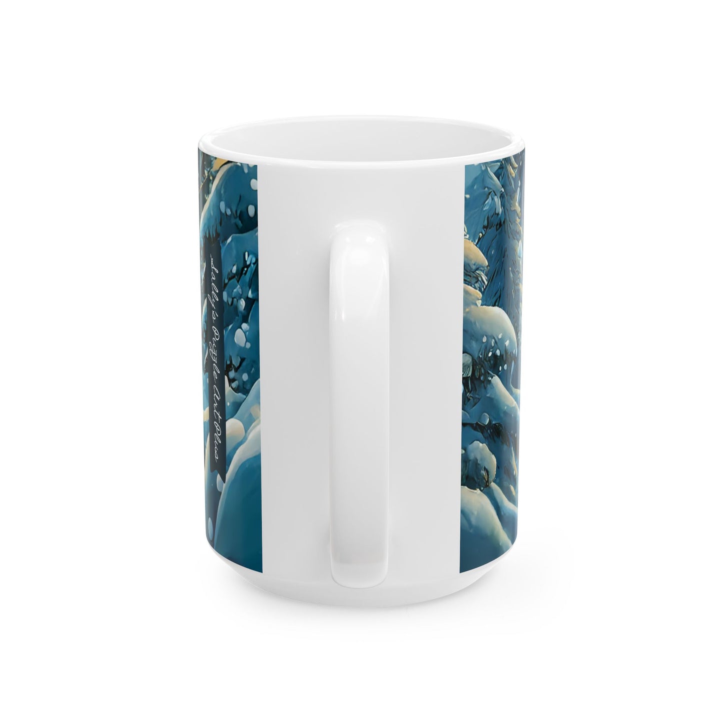 PUZZLE-PIECE PALS LOVE WINTER Mug (11 oz & 15 0z )