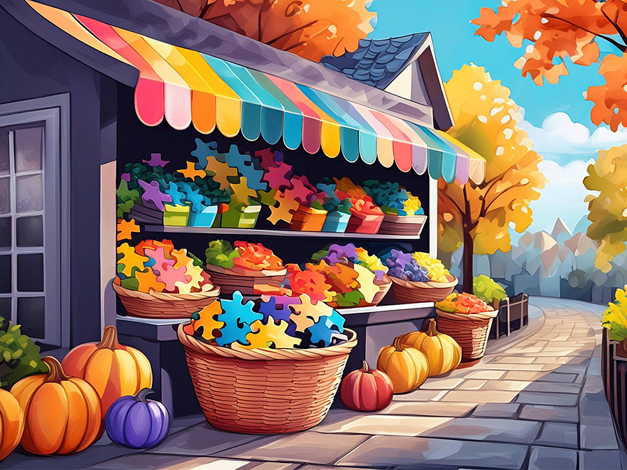 JIGSAW PUZZLER'S DELIGHT 2026 WALL CALENDAR