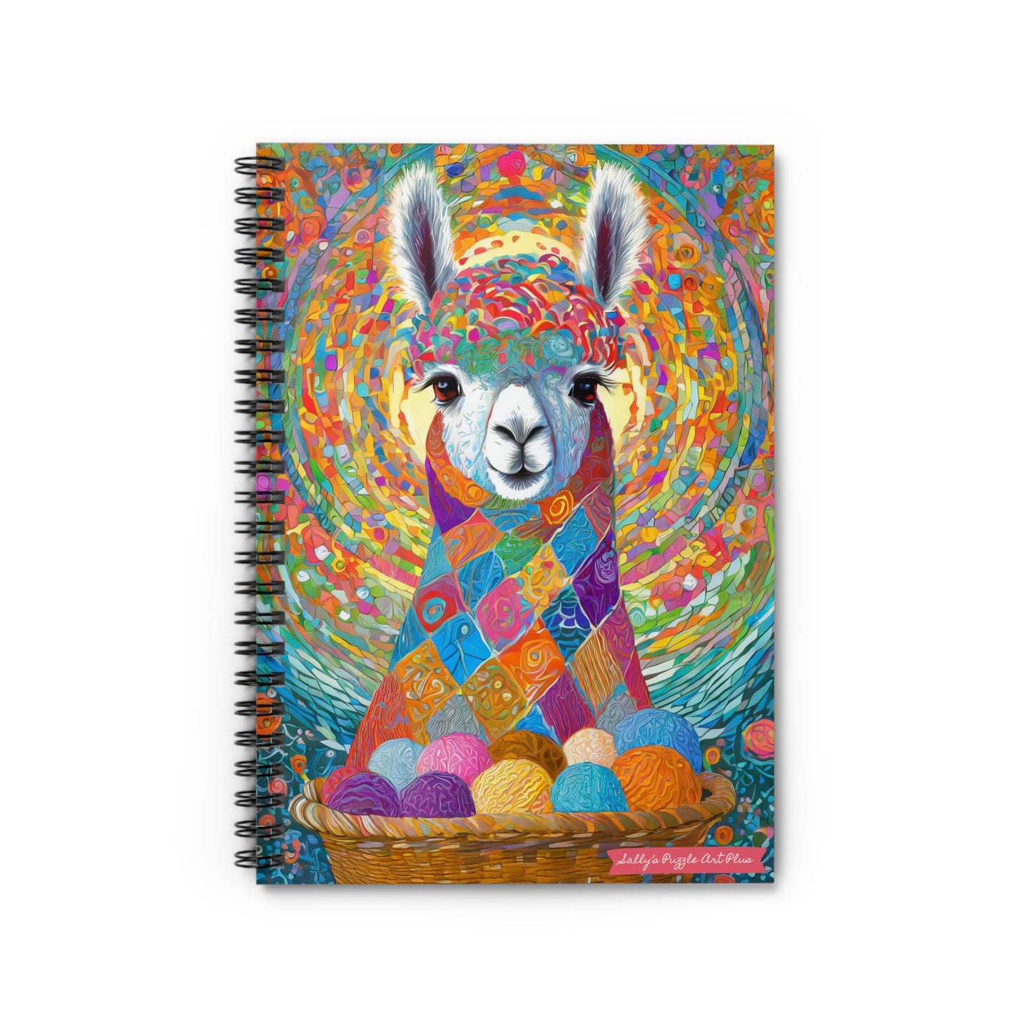 WHIMSICAL WOOL BUDDIES: Llama Serenity Notebook
