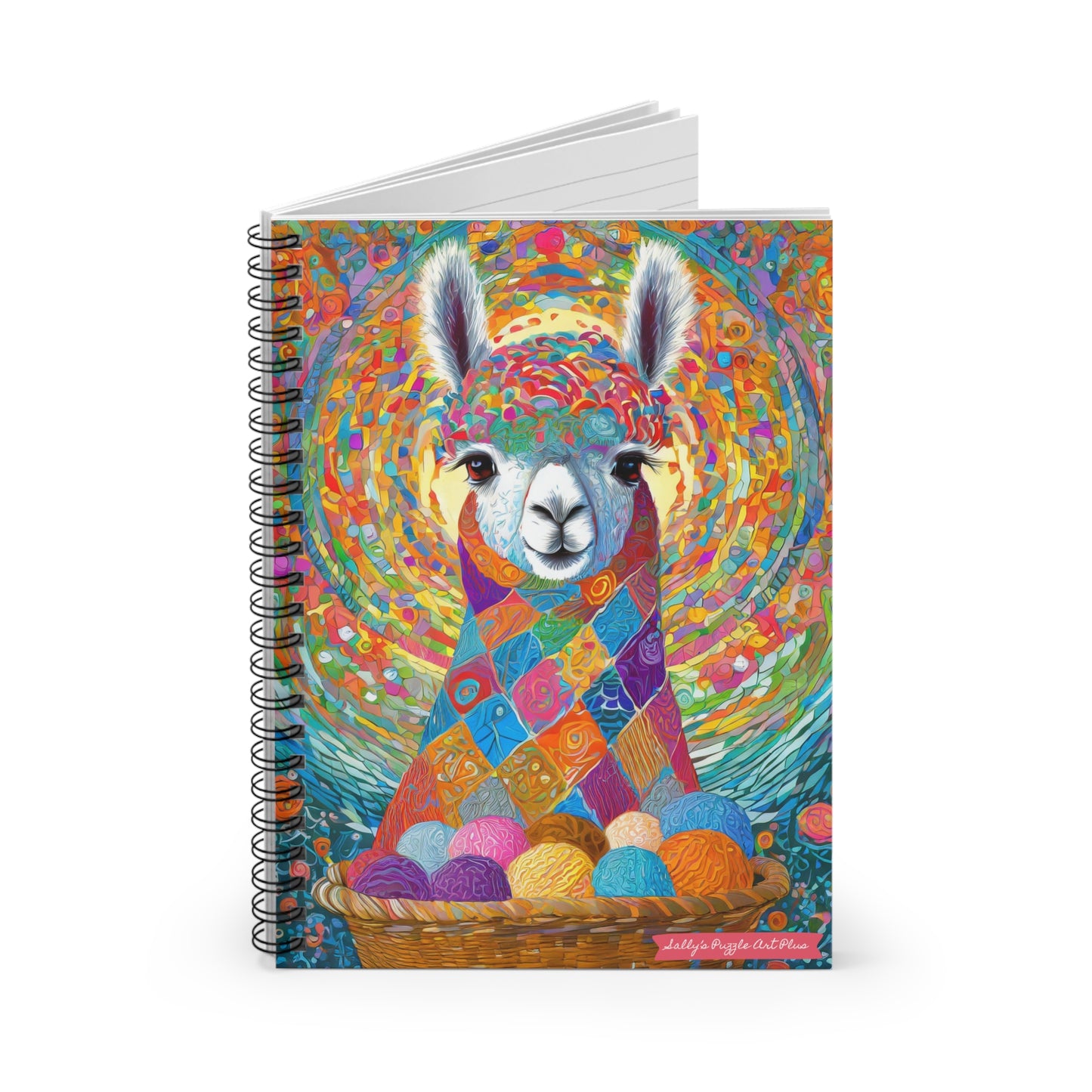 WHIMSICAL WOOL BUDDIES: Llama Serenity Notebook