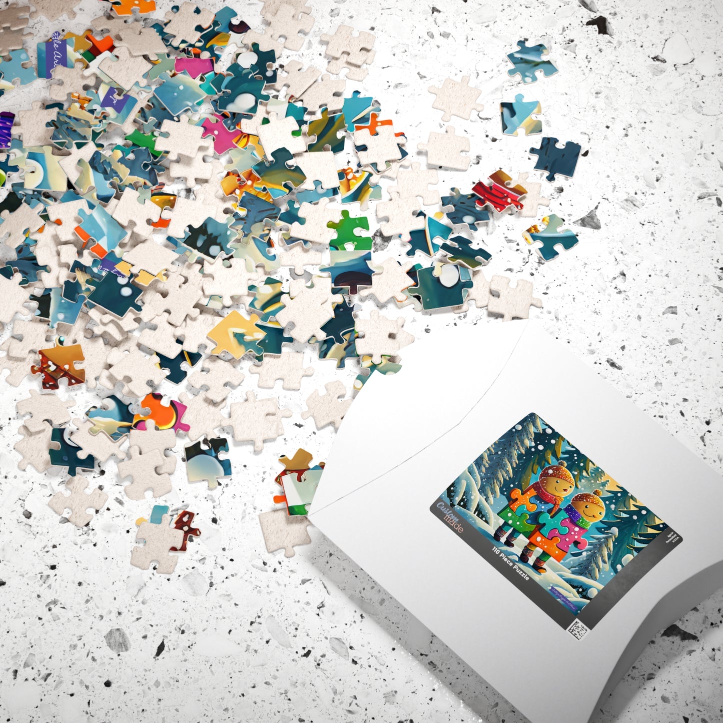 PUZZLE-PIECE PALS LOVE WINTER: 110-Piece Jigsaw Puzzle