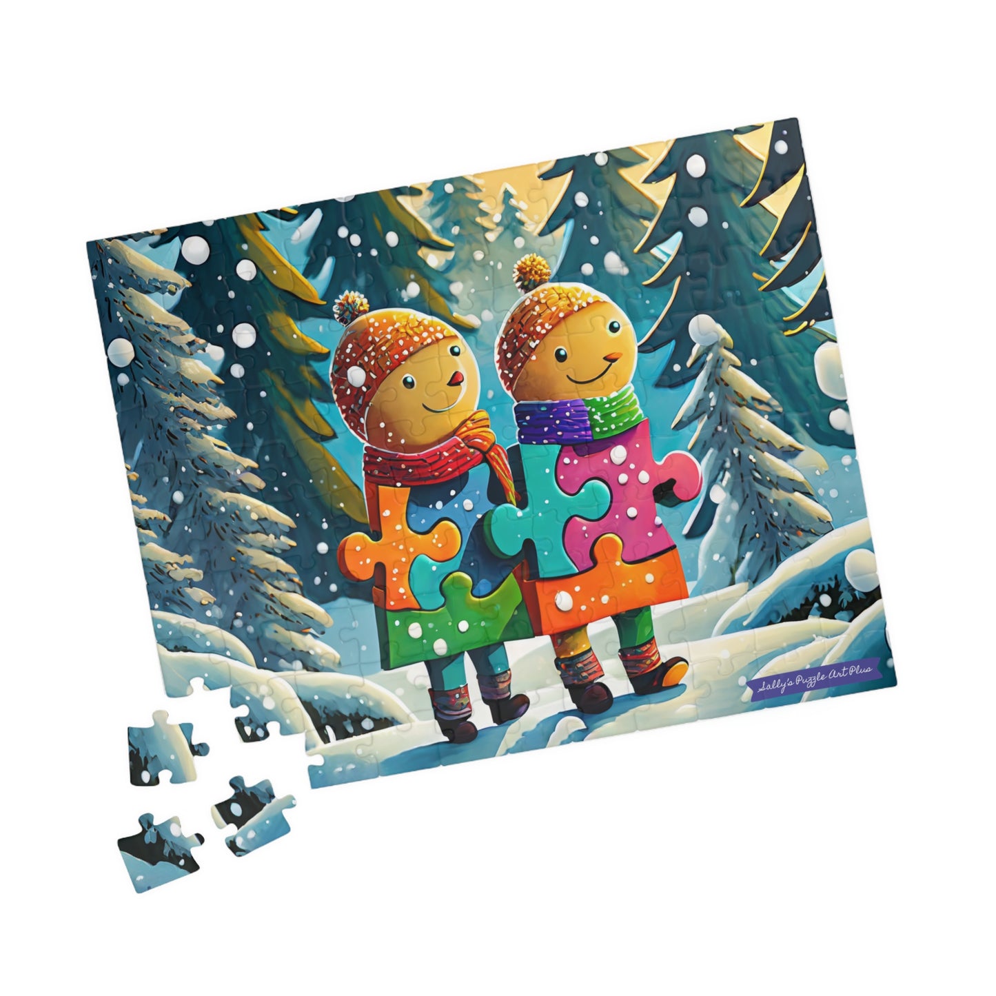 PUZZLE-PIECE PALS LOVE WINTER: 110-Piece Jigsaw Puzzle