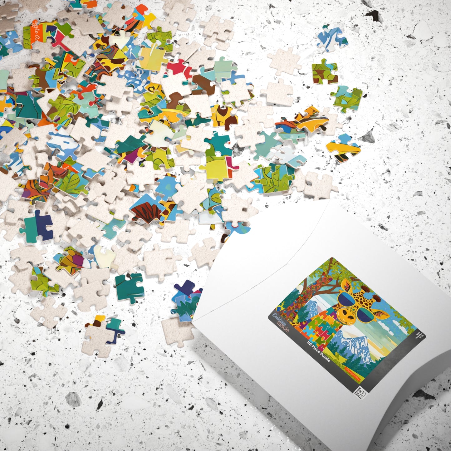 PUZZLED GIRAFFE: 110- Piece Jigsaw Puzzle