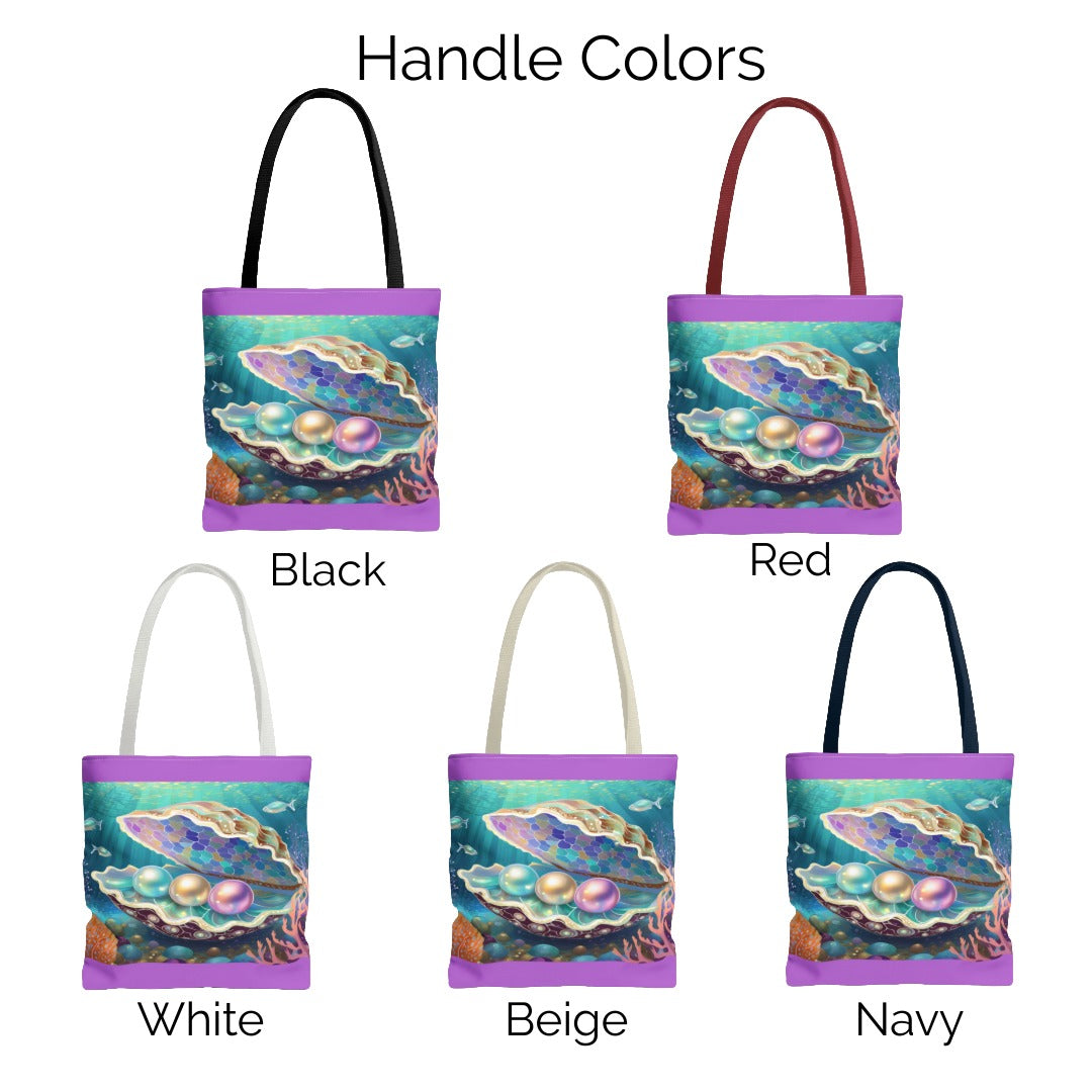 Wild Pearls in a Puzzle Oyster Tote Bag