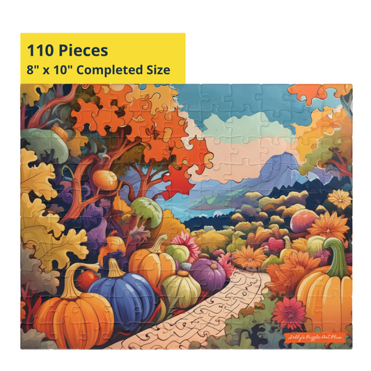 PIECEFUL PUZZLE PATH: 110-Piece Jigsaw Puzzle