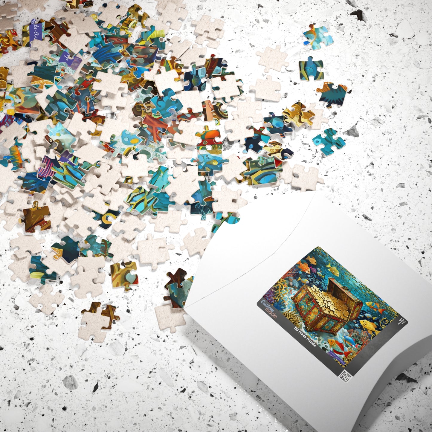 Puzzler's Treasure Chest — 110-Piece Jigsaw Puzzle