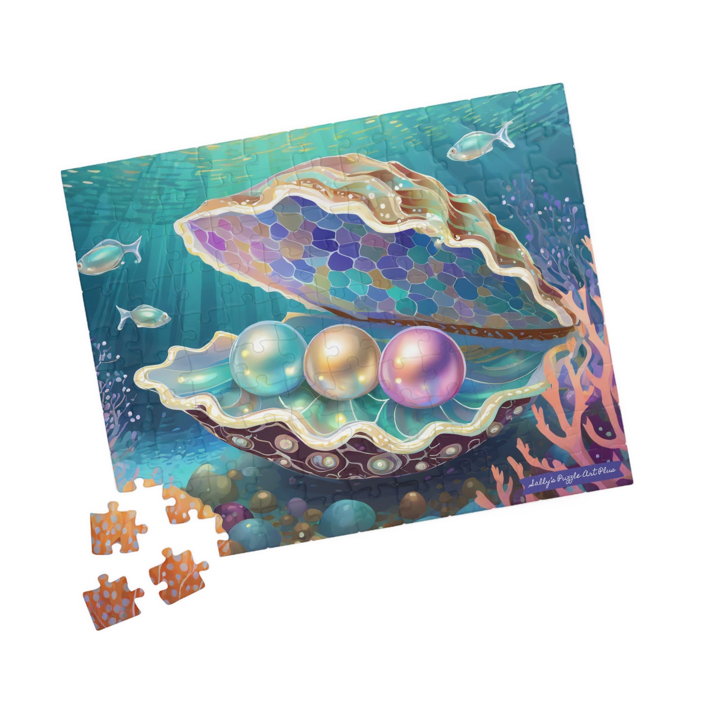 WILD PEARLS IN A PUZZLE  110-Piece Jigsaw Puzzle