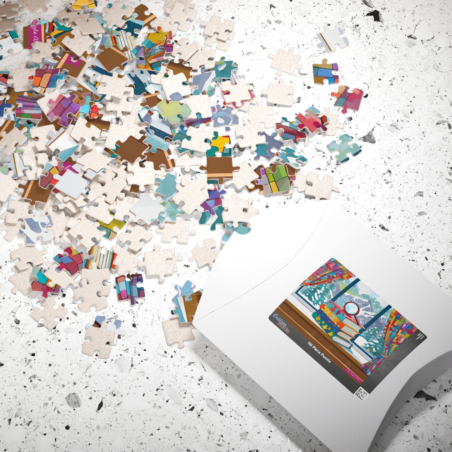 PUZZLER'S WINTER BOOKS 110-Piece Jigsaw Puzzle
