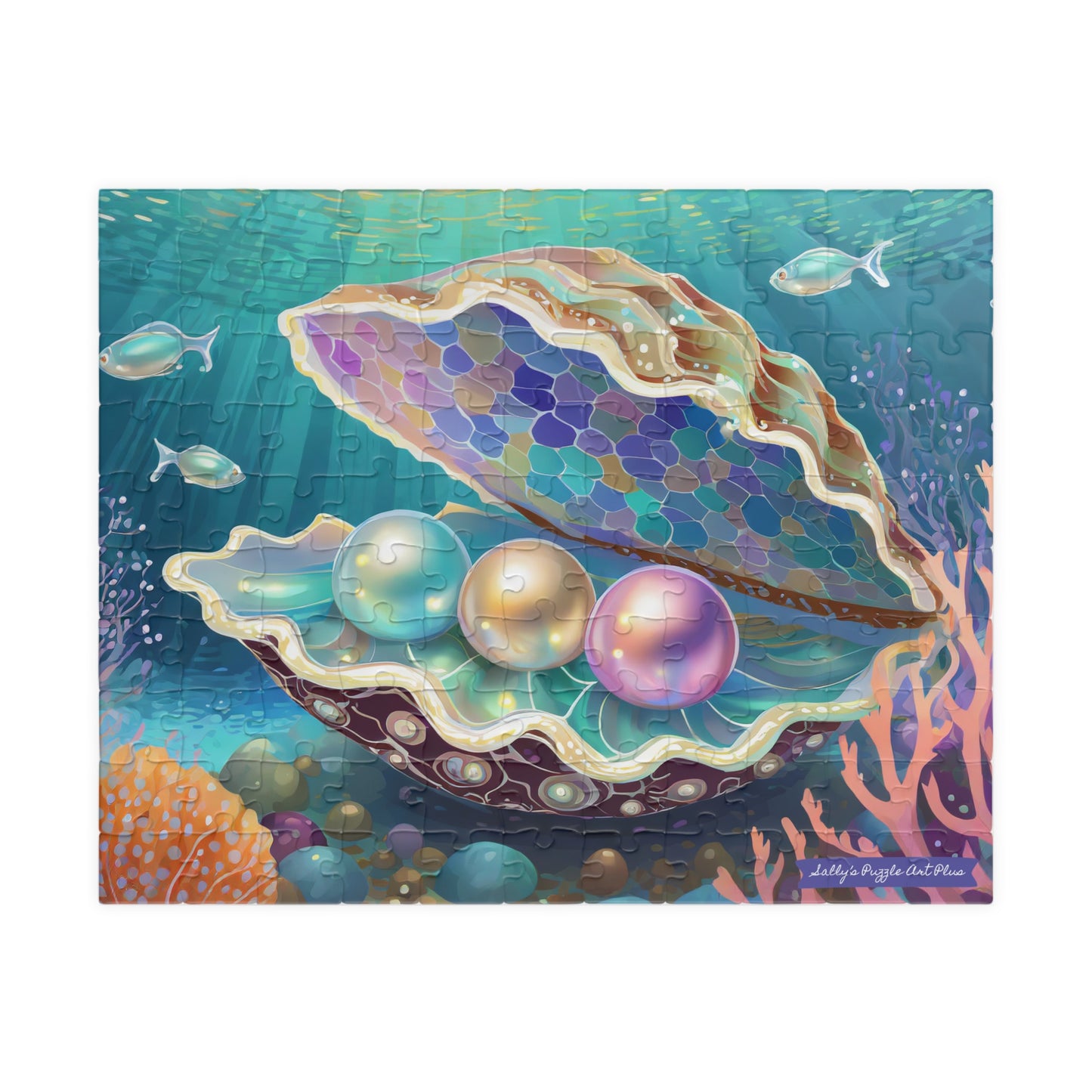WILD PEARLS IN A PUZZLE  110-Piece Jigsaw Puzzle