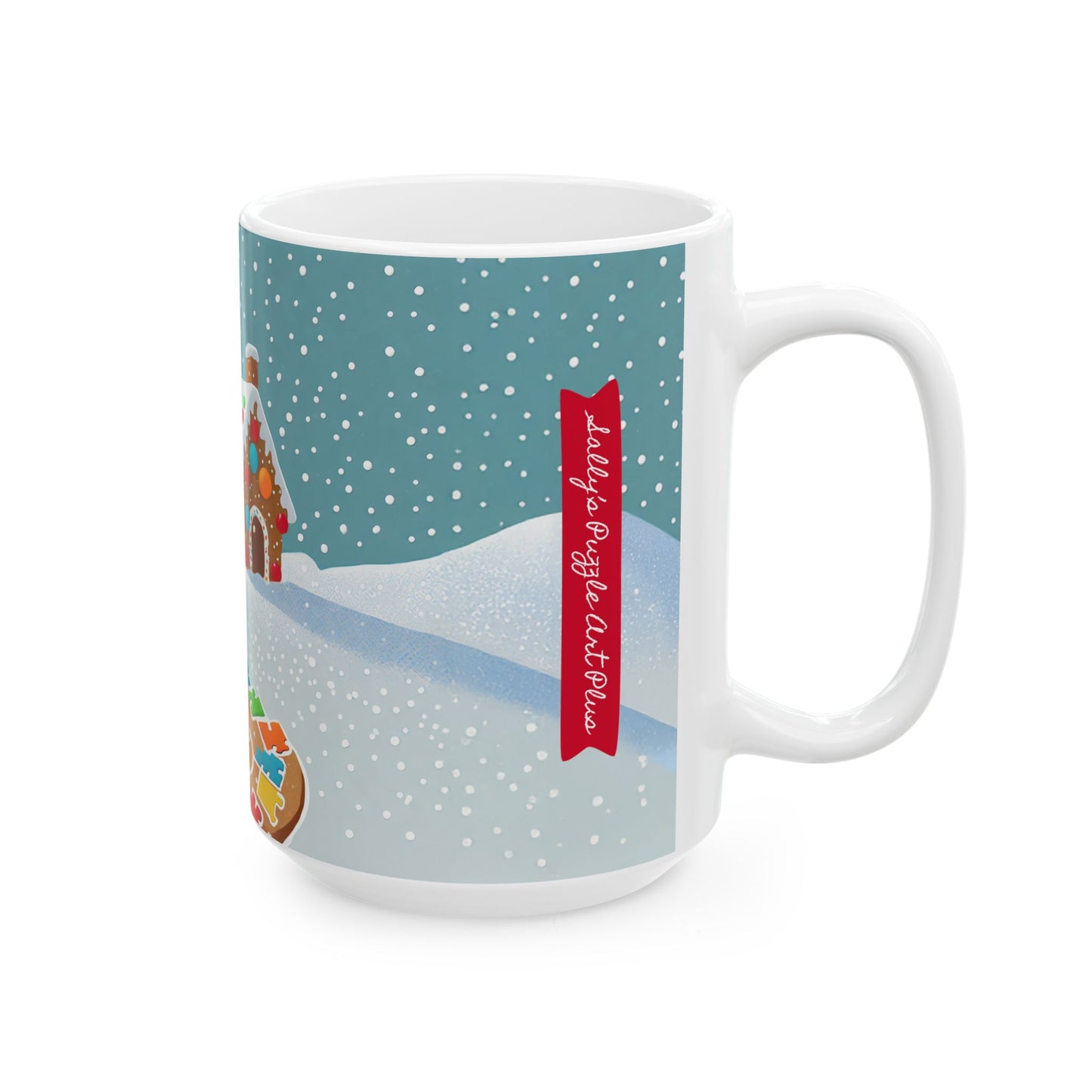GINGERBREAD PUZZLE PATH Mug (11 Oz & 15 Oz)