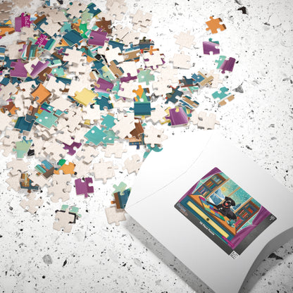 COZY PUZZLING PUP 110-Piece Jigsaw Puzzle