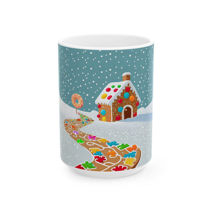 GINGERBREAD PUZZLE PATH Mug (11 Oz & 15 Oz)