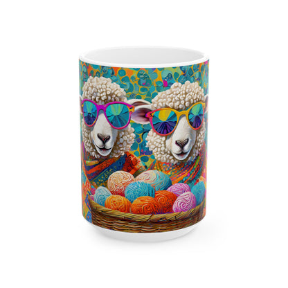 TWO HIP SHEEP Mug (11 Oz  & 15 Oz)