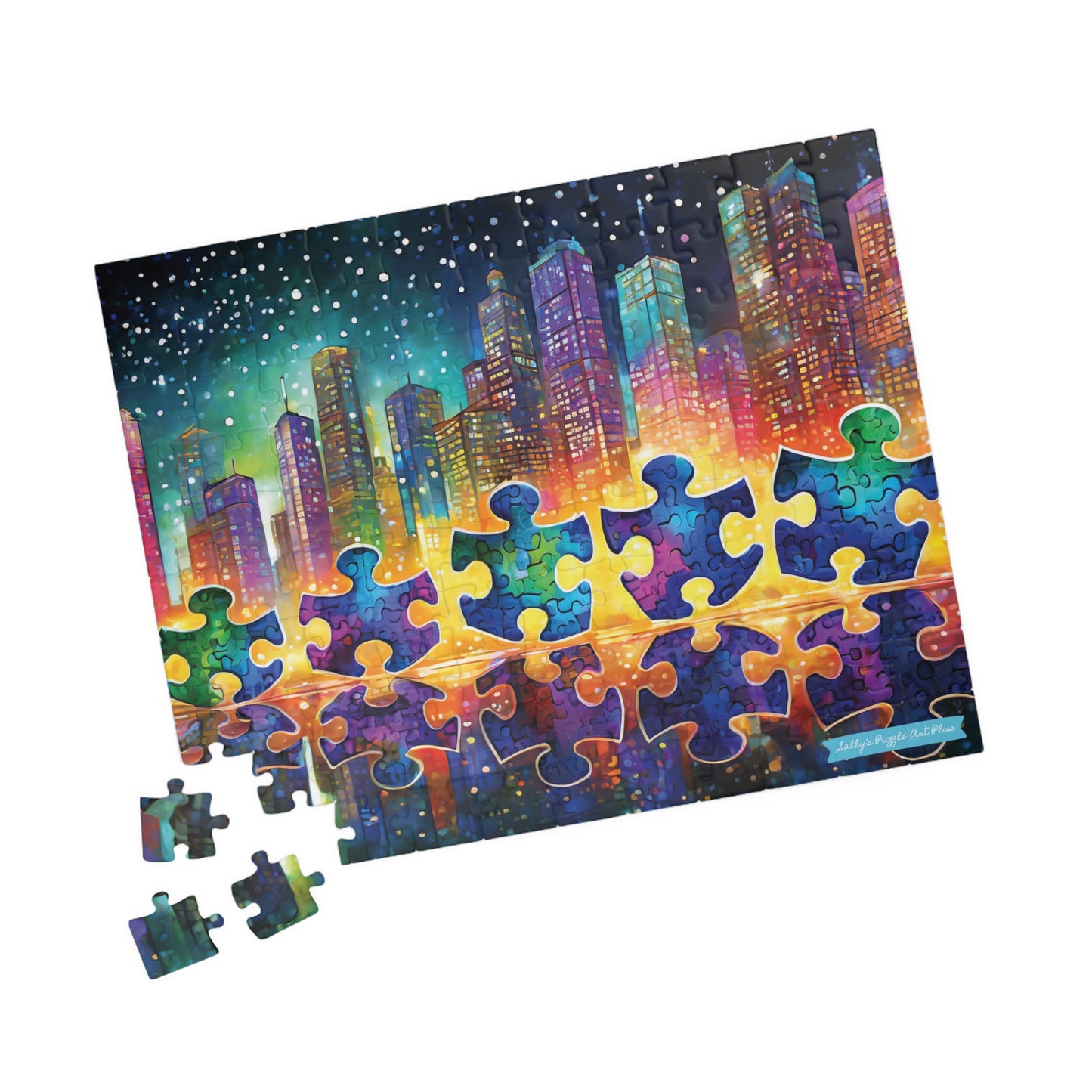 JUMP FOR JOY!  A Puzzle-Piece Pals 110-Piece Jigsaw Puzzle