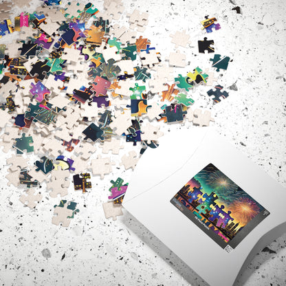 FIREWORKS!:  A Puzzle-Piece Pals 110-Piece Jigsaw Puzzle