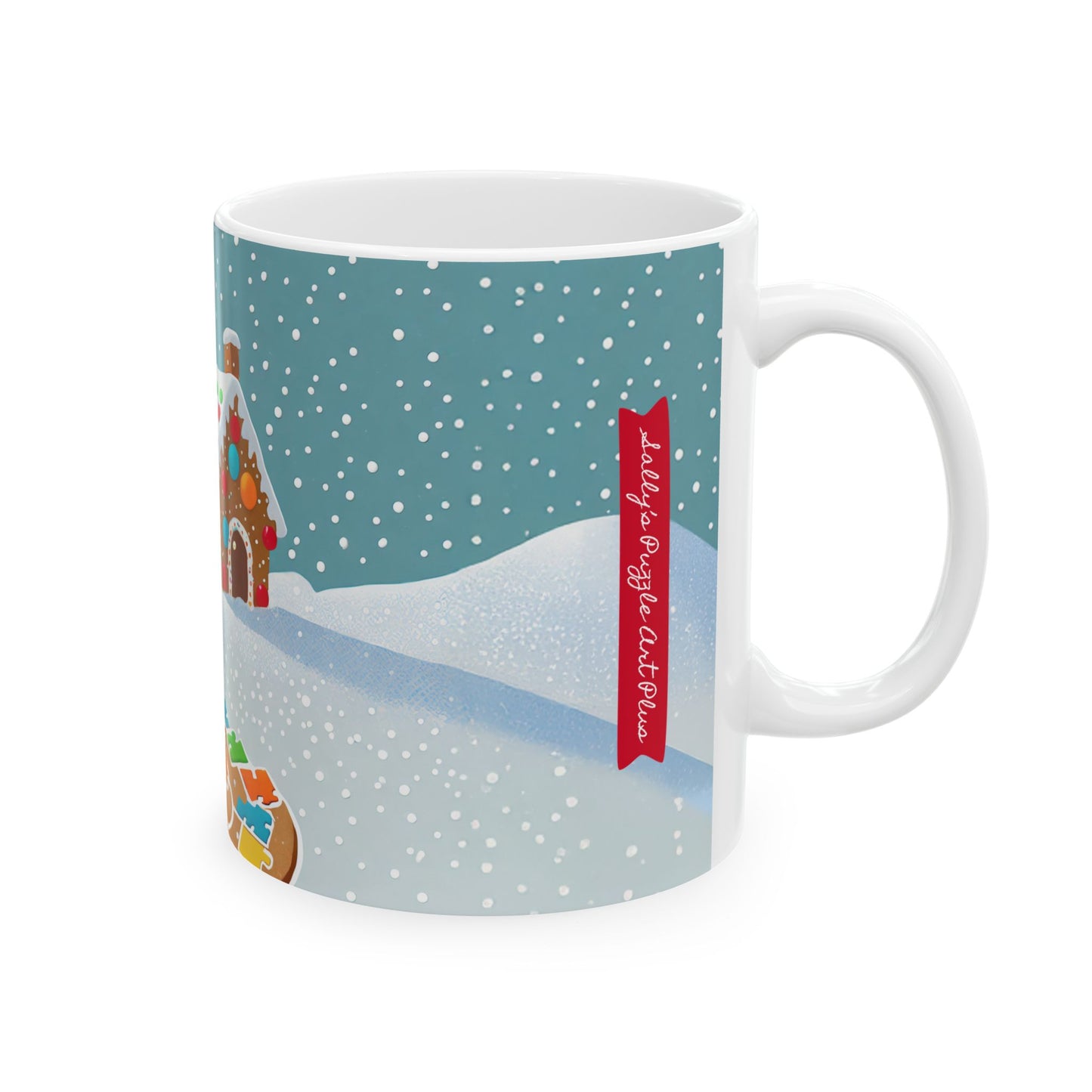 GINGERBREAD PUZZLE PATH Mug (11 Oz & 15 Oz)