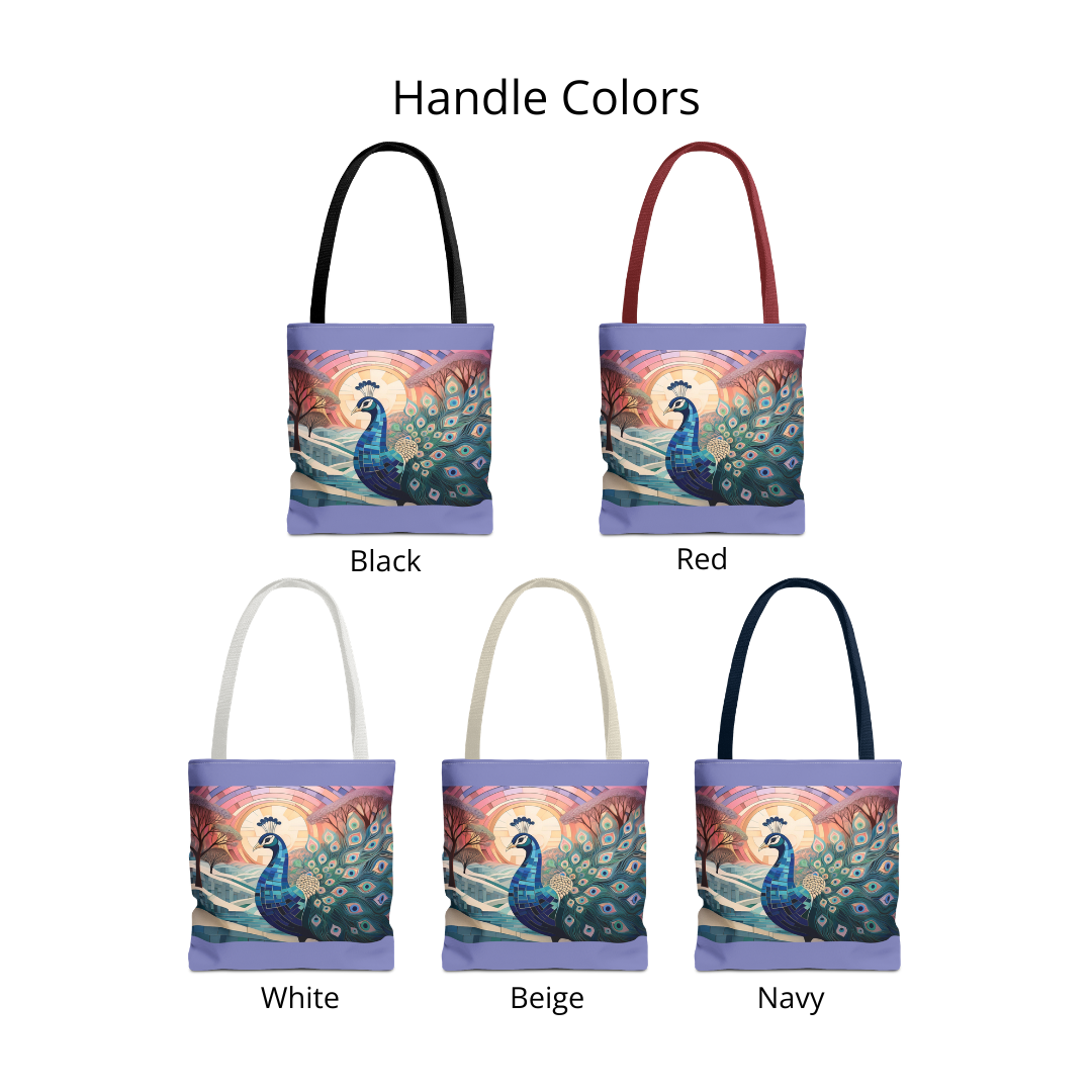 Peacock Puzzle Dream Tote Bag
