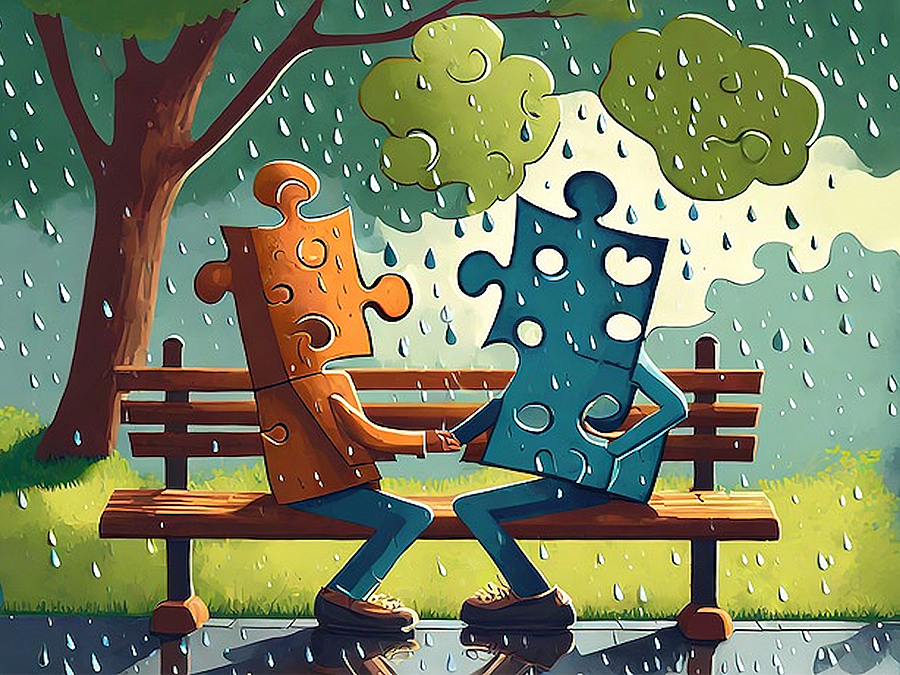 JIGSAW PUZZLER'S DELIGHT 2026 Wall Calendar