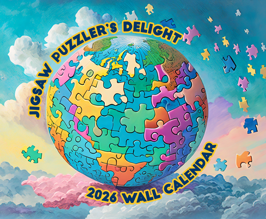 JIGSAW PUZZLER'S DELIGHT 2026 Wall Calendar