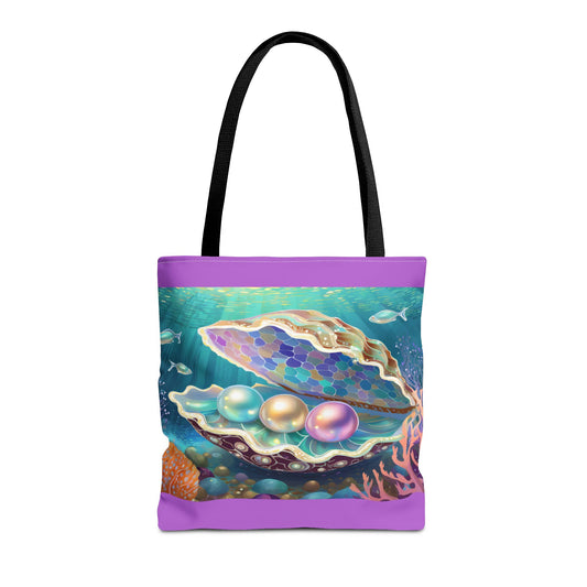 Wild Pearls in a Puzzle Oyster Tote Bag