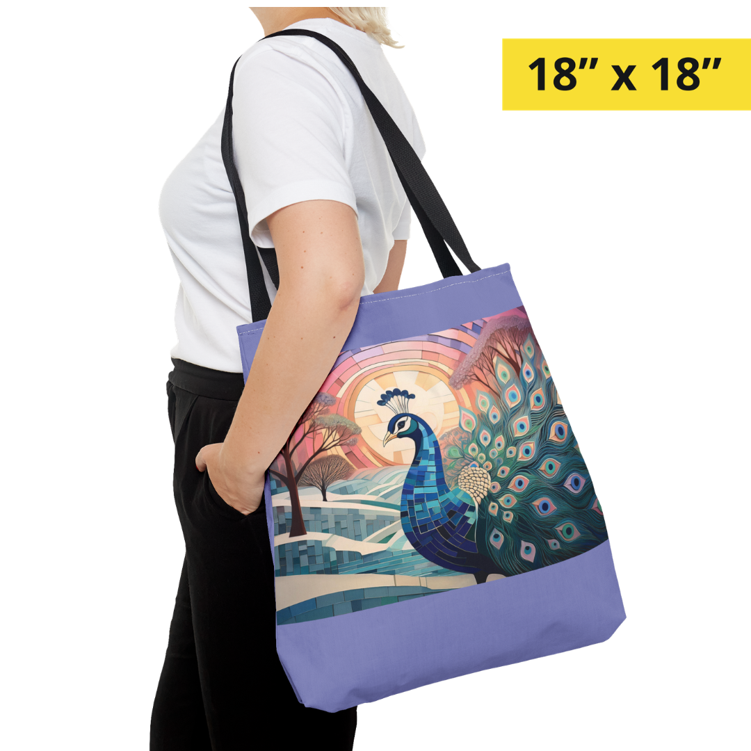 Peacock Puzzle Dream Tote Bag