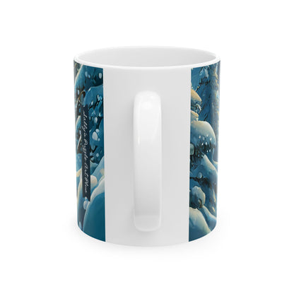 PUZZLE-PIECE PALS LOVE WINTER Mug (11 oz & 15 0z )