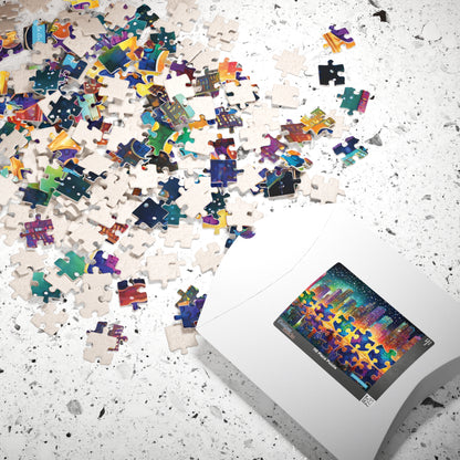 JUMP FOR JOY!  A Puzzle-Piece Pals 110-Piece Jigsaw Puzzle