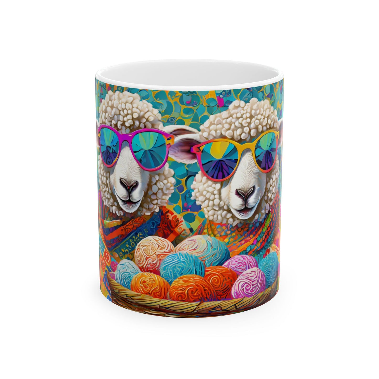 TWO HIP SHEEP Mug (11 Oz  & 15 Oz)