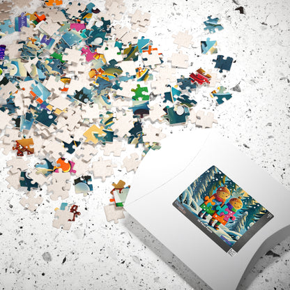 PUZZLE-PIECE PALS LOVE WINTER:  110-Piece Jigsaw Puzzle