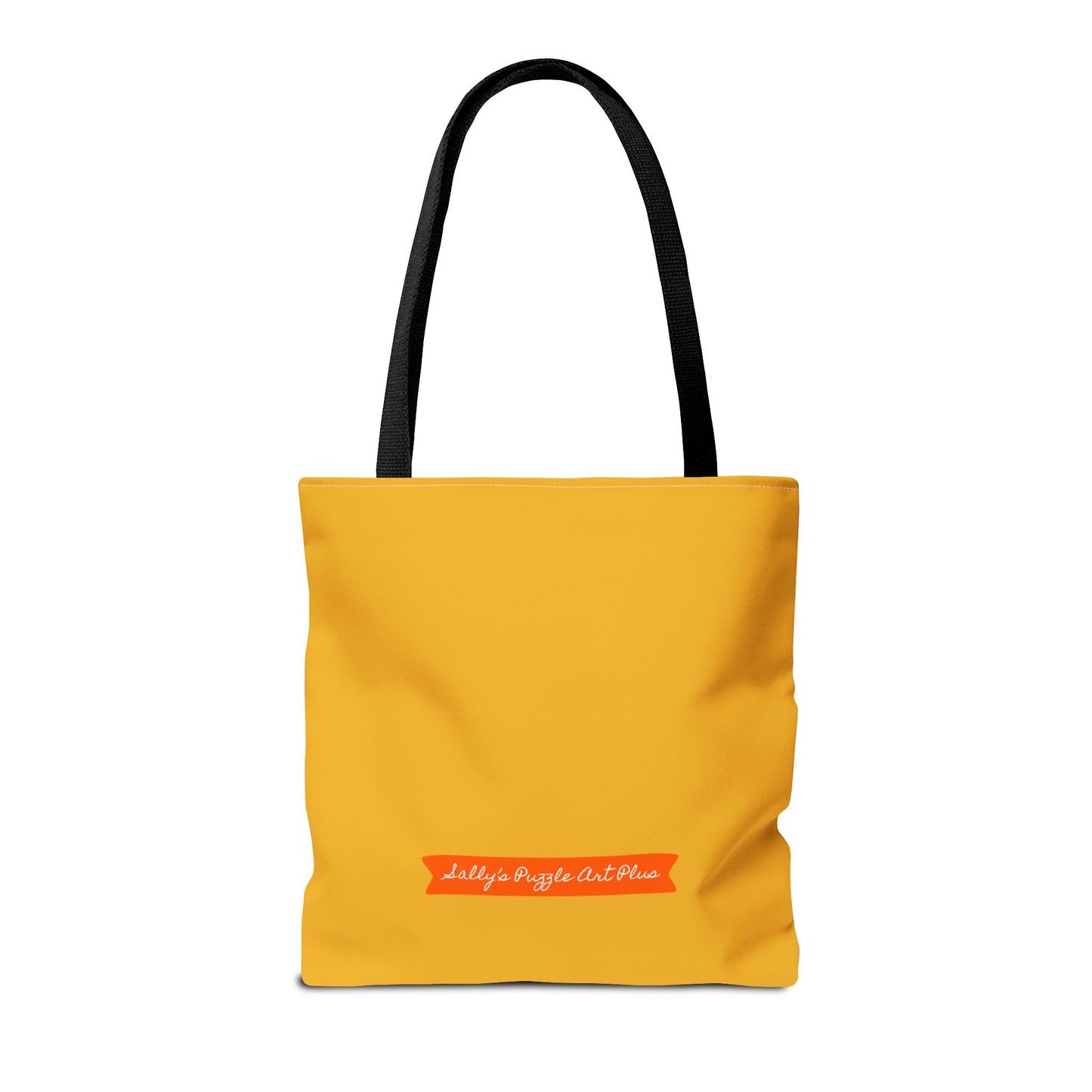 Puzzle-Piece Pals Catching a Wave Tote Bag