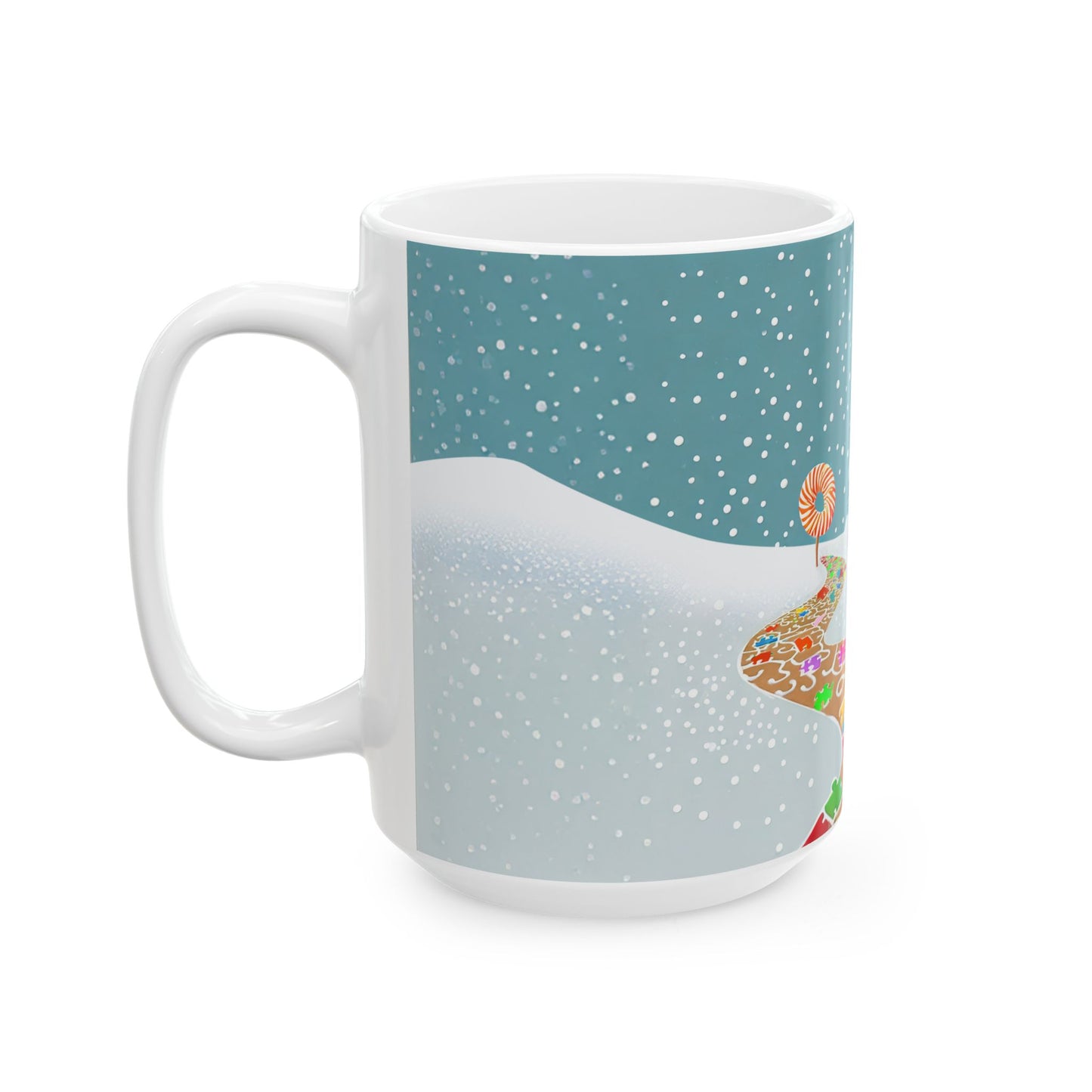 GINGERBREAD PUZZLE PATH Mug (11 Oz & 15 Oz)