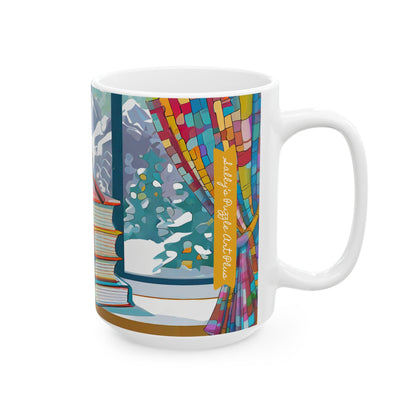 PUZZLER'S WINTER BOOKS  Mug (11 oz & 15 oz)