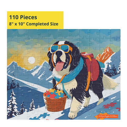 A Puzzler's Best Friend 110-Piece Jigsaw Puzzle
