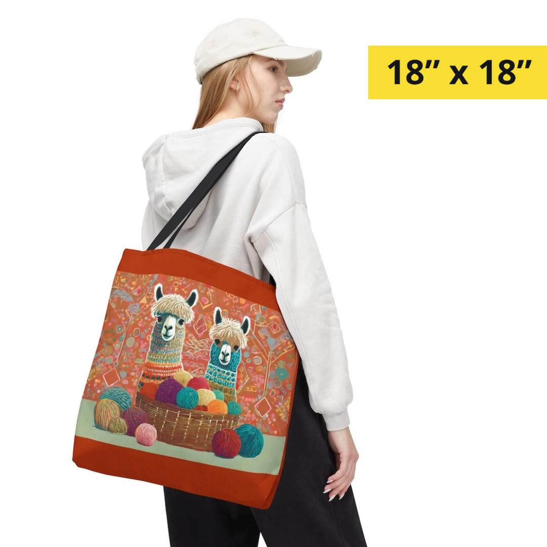 Terracotta Pals Llama Tote Bag