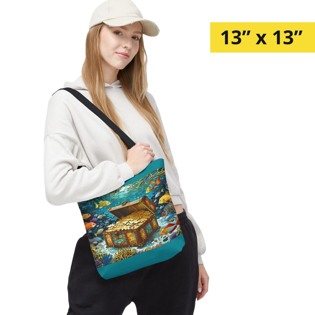 Jigsaw Puzzler's Treasure Chest Tote Bag