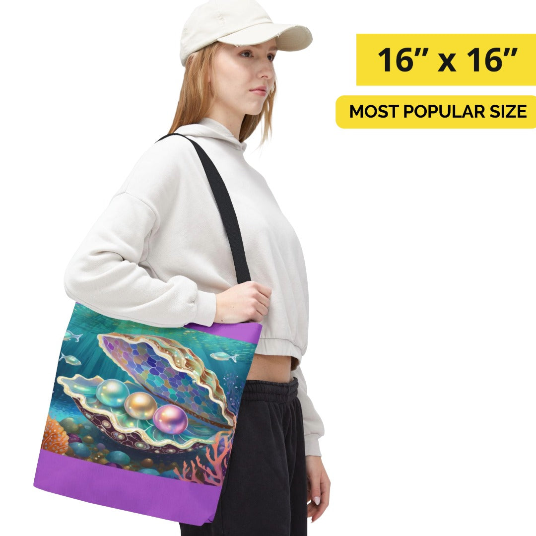 Wild Pearls in a Puzzle Oyster Tote Bag